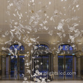 تصميم الفن مخصص زجاج الثريا ضوء القلادة